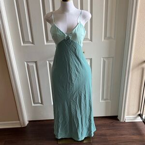 Abercrombie & Fitch Mint Green Maxi Dress